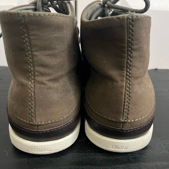 OLUKAI Nalukai Kapa Boot Men's Lace-Up Chukka Ankle Boots 10377-TZ3D Brown - Picture 5 of 12